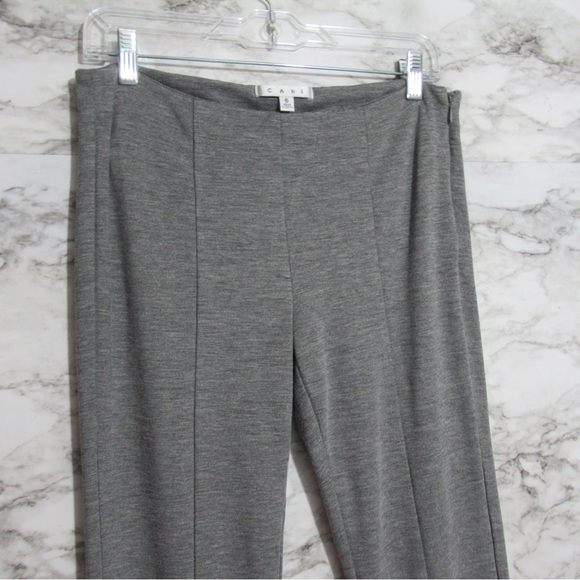 CAbi Newport Gray Slim Leg Pant Size 6 Style 814 - Picture 4 of 17